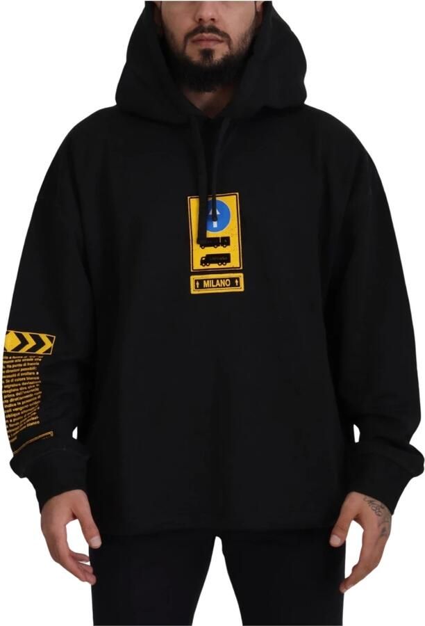 Dolce & Gabbana Katoenen trui met versterkte casual uitstraling Black Heren - Foto 8