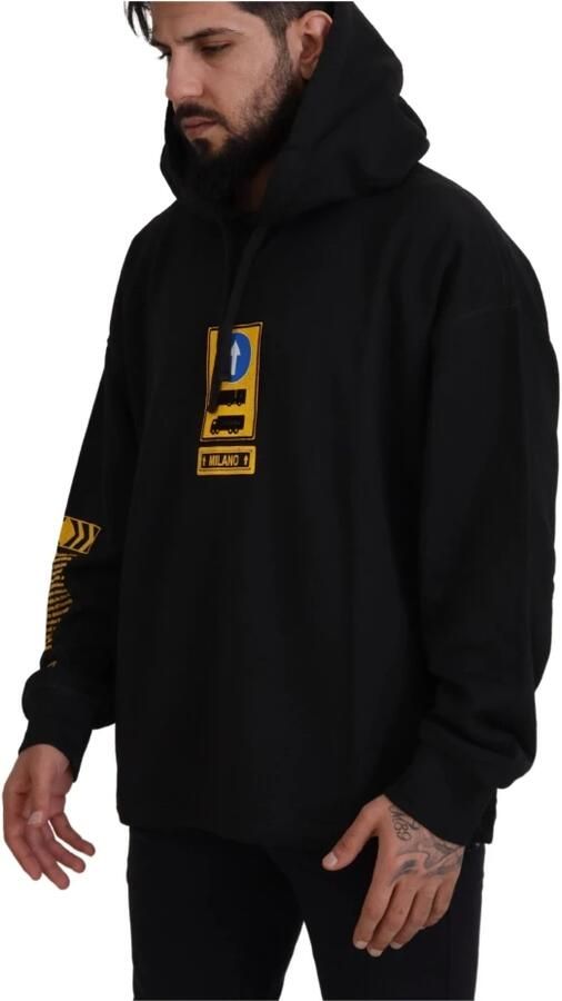 Dolce & Gabbana Katoenen trui met versterkte casual uitstraling Black Heren - Foto 6