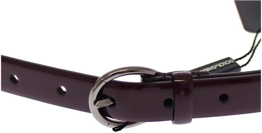 Dolce & Gabbana Iconische Leren Logo Riem Purple Dames - Foto 3