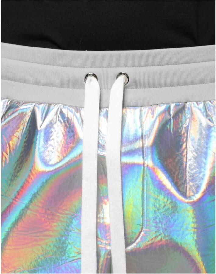 Dolce & Gabbana Iridescent Logo Jogger Sweatpants Gray Heren