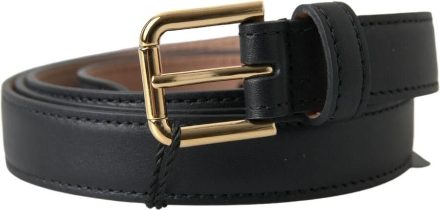 Dolce & Gabbana Italiaanse leren riem met metalen gesp Black Heren - Foto 4