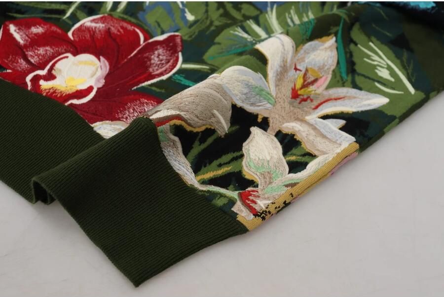 Dolce & Gabbana Multicolor Jungle Geborduurde Trui Multicolor Heren - Foto 4