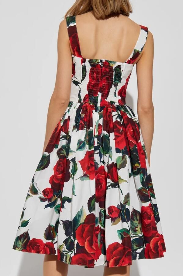 Dolce & Gabbana Jurk met bloemenpatroon Multicolor Dames - Foto 5