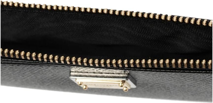 D&G Portemonnee D&G Calfsleren kaarthouder met ritsvak en logoplaatje - Foto 5