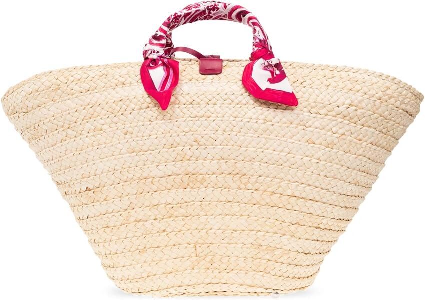 Dolce & Gabbana Grote Kendra Shopper Tas met Majolica Print Beige Dames - Foto 8