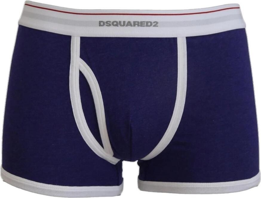 Dolce & Gabbana Klassieke Boxershorts Ondergoed Blauw Wit Multicolor Dames - Foto 4