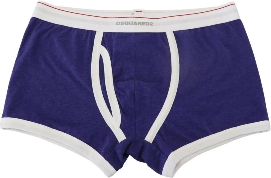 Dolce & Gabbana Klassieke Boxershorts Ondergoed Blauw Wit Multicolor Dames - Foto 3