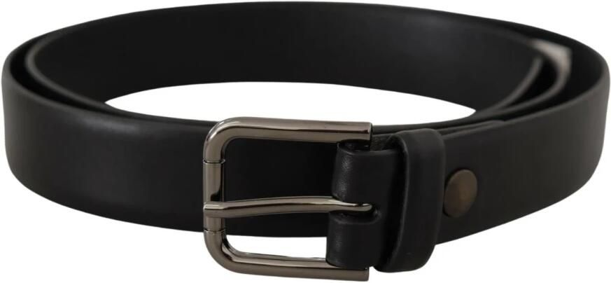 Dolce & Gabbana Klassieke Logo Leren Riem Black Heren - Foto 3
