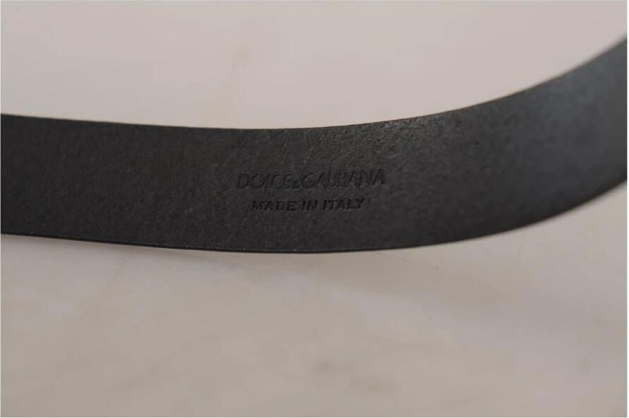 Dolce & Gabbana Klassieke Logo Leren Riem Black Heren - Foto 2