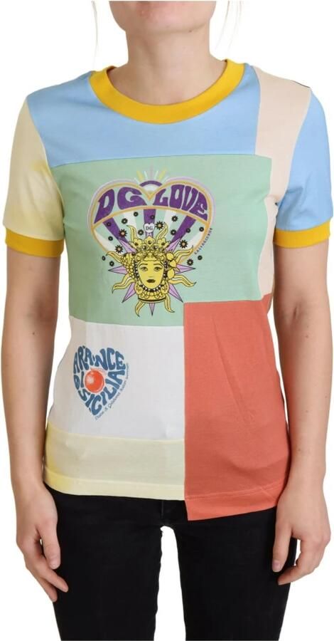 Dolce & Gabbana Multicolor Katoenen DG Love Patchwork Multicolor Dames - Foto 4