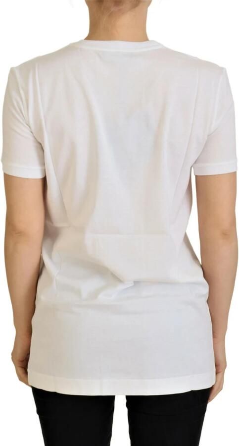 Dolce & Gabbana Wit katoenen DG Loves SUD T-shirt White Dames - Foto 4