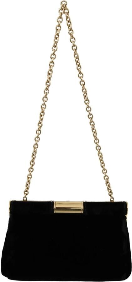 Dolce & Gabbana Kristal bezaaide avond Crossbody tas Black Dames