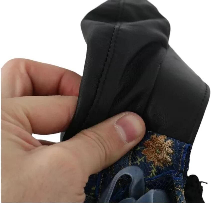 Dolce & Gabbana Kristal Kralen Gouden Lint Fiddler Pet Black Dames