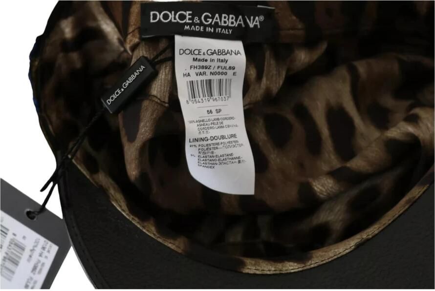 Dolce & Gabbana Kristal Kralen Gouden Lint Fiddler Pet Black Dames - Foto 3