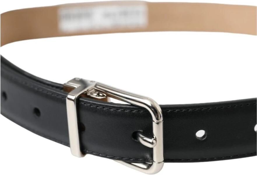 Dolce & Gabbana Kristallen Leren Taille Riem Black Dames - Foto 2