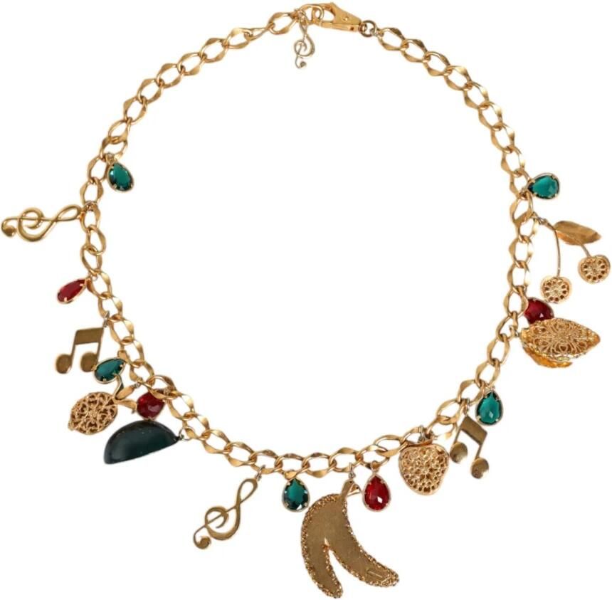 Dolce & Gabbana Kristalversierde taillekettingriem Multicolor Dames