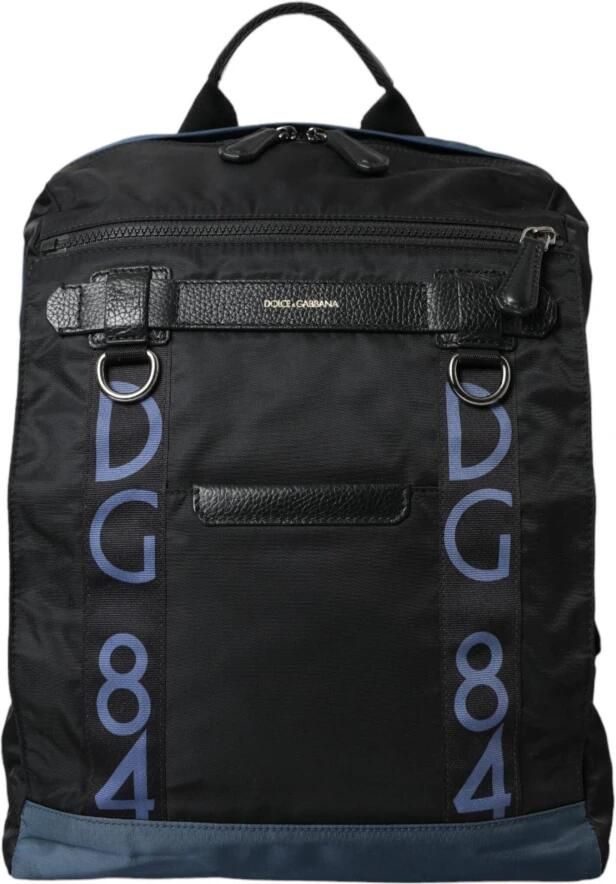 Dolce & Gabbana Leopard Logo School Rugzak Black Heren - Foto 5