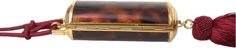 Dolce & Gabbana Bruine leren avondtas met kwast Brown Dames - Foto 6