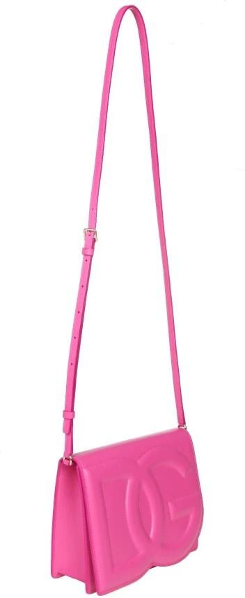 Dolce & Gabbana Leren Schoudertas met Flap Top Sluiting Pink Dames - Foto 10