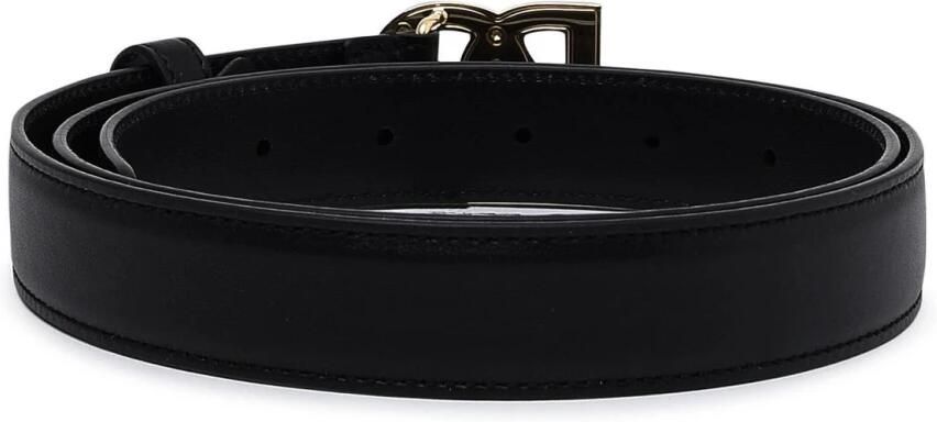 Dolce & Gabbana Zwarte Leren Riem Stijlvolle Accessoire Black - Foto 8
