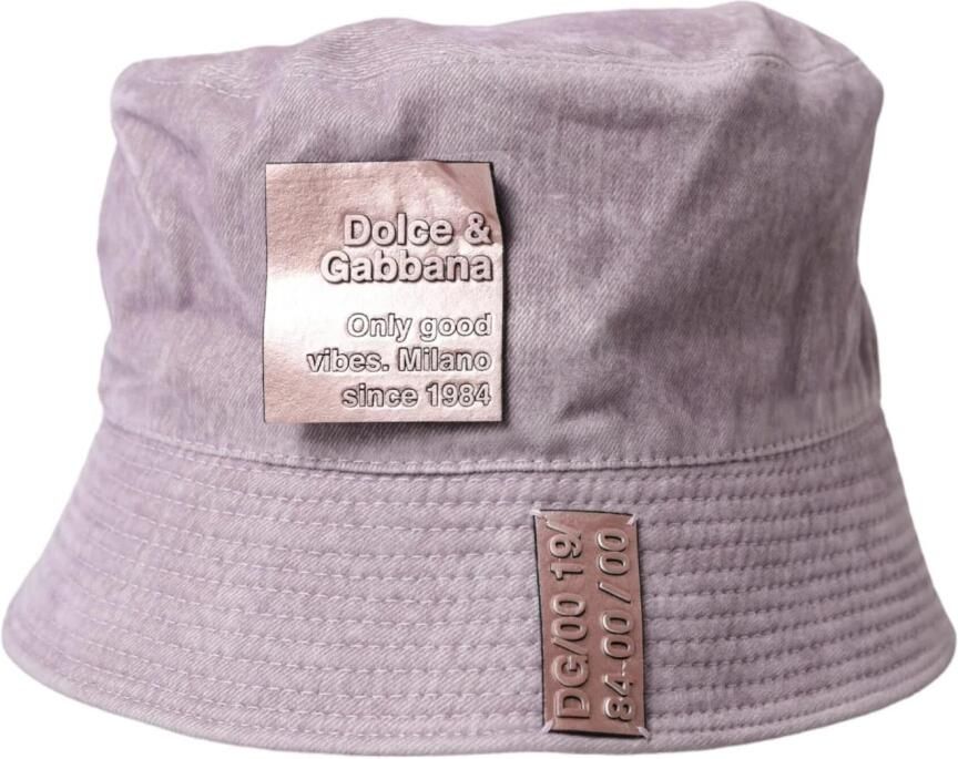 Dolce & Gabbana Lichtbruine Nylon Canvas Bucket Hat Brown Heren - Foto 4
