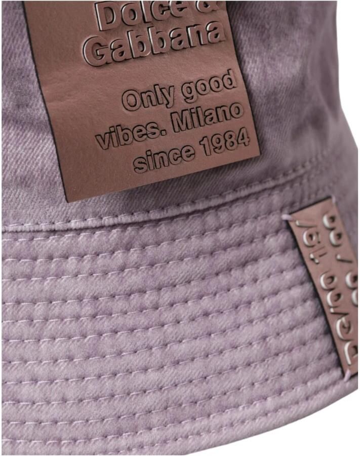 Dolce & Gabbana Lichtbruine Nylon Canvas Bucket Hat Brown Heren - Foto 3