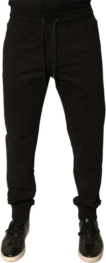 D&G Trainingsbroek D&G Klassieke joggingbroek zwarte katoenmix - Foto 4