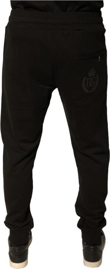 D&G Trainingsbroek D&G Klassieke joggingbroek zwarte katoenmix - Foto 2