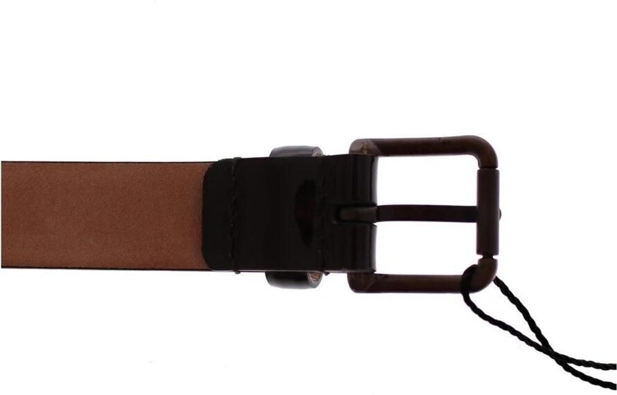 Dolce & Gabbana Logo Leren Riem voor Vrouwen Brown Dames