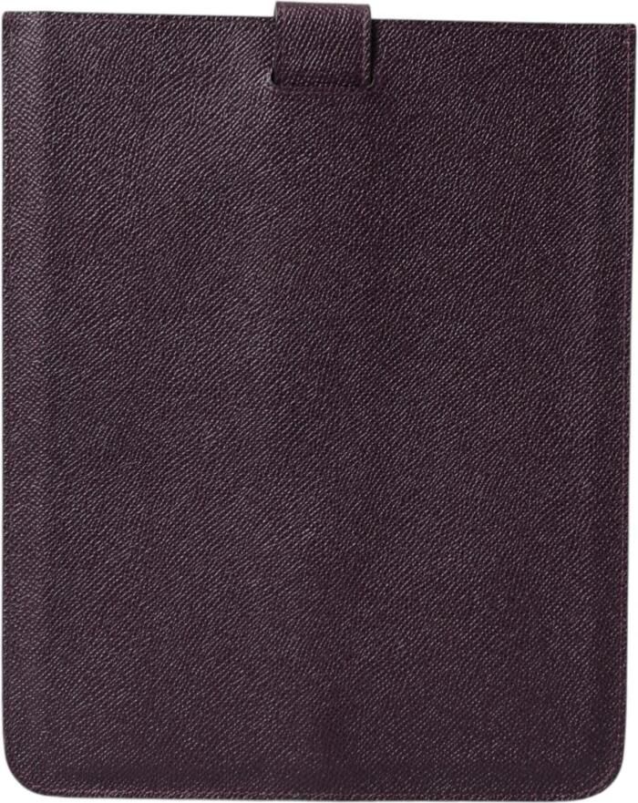 Dolce & Gabbana Logo Plaque Leren Tablet Sleeve Hoes Brown Dames - Foto 4