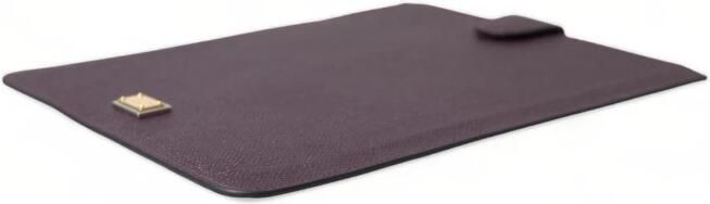 Dolce & Gabbana Logo Plaque Leren Tablet Sleeve Hoes Brown Dames - Foto 5