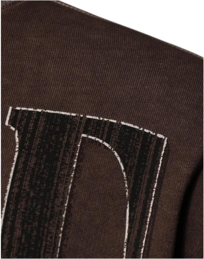 Dolce & Gabbana Logo Print Pullover Trui in bruin Brown Heren - Foto 2