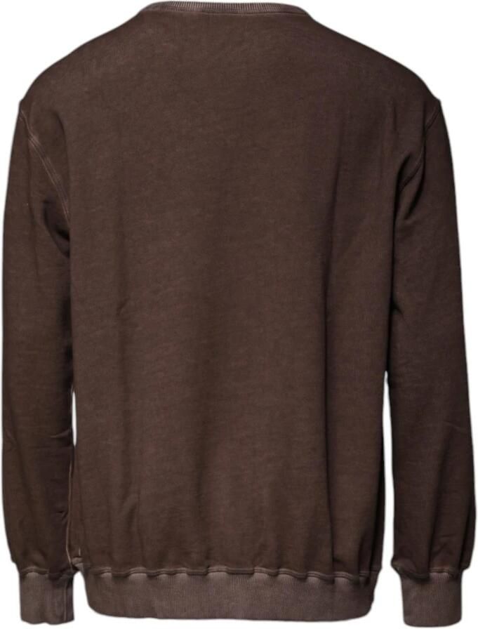 Dolce & Gabbana Logo Print Pullover Trui in bruin Brown Heren - Foto 3