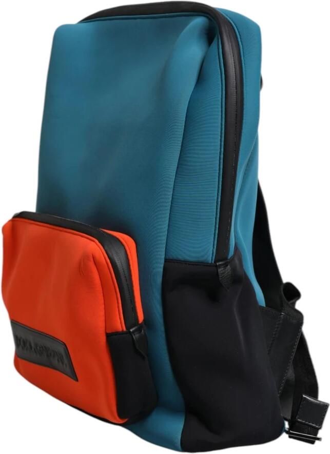 Dolce & Gabbana Logo Reis Schoolrugzak Blauw Oranje Multicolor Heren - Foto 2