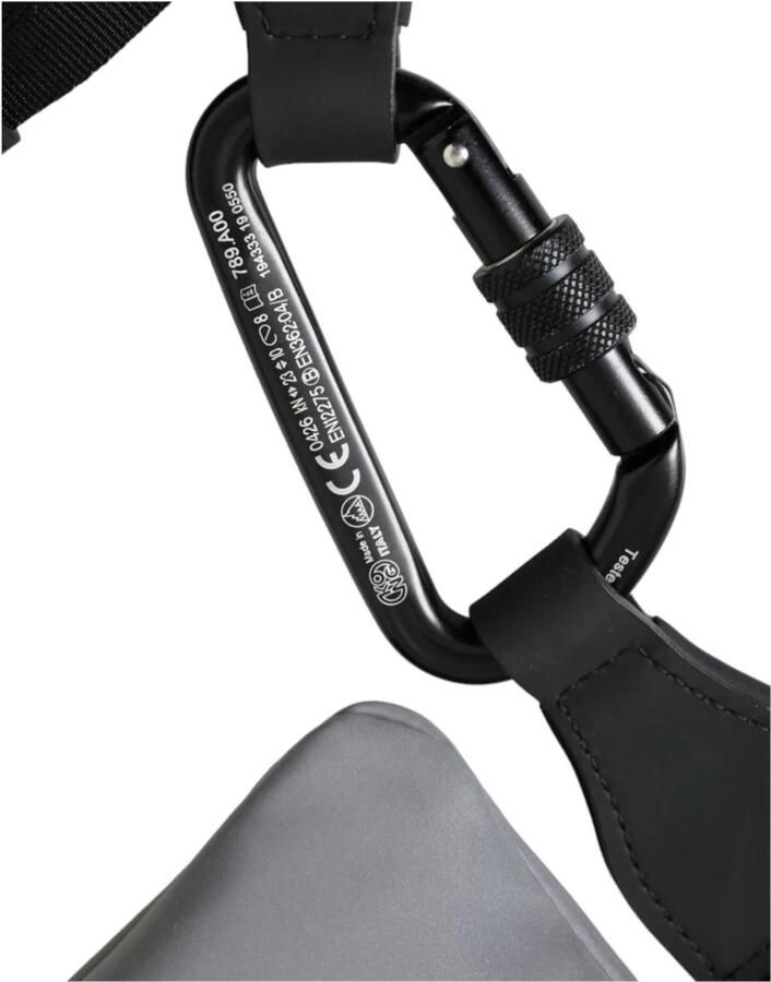 Dolce & Gabbana Logo Rits Taille Fanny Pack Riem Gray Heren