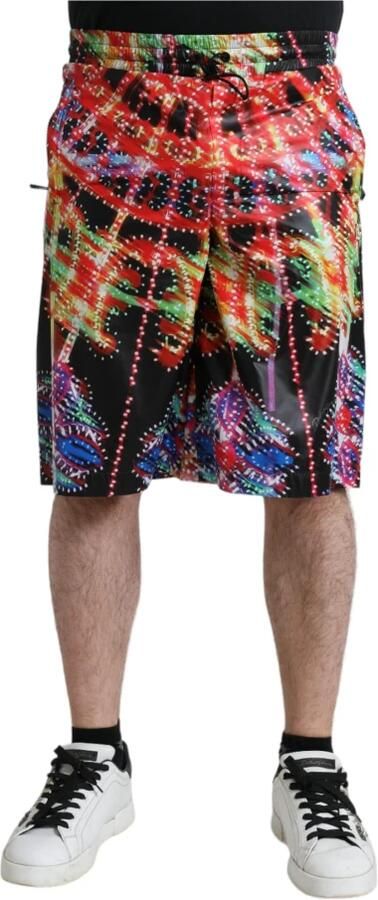 Dolce & Gabbana Multicolor Luminary Print Bermuda Shorts Multicolor Heren - Foto 5
