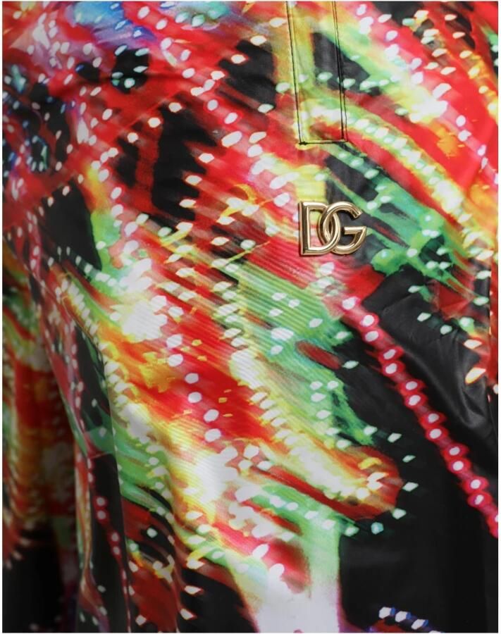 Dolce & Gabbana Multicolor Luminary Print Bermuda Shorts Multicolor Heren