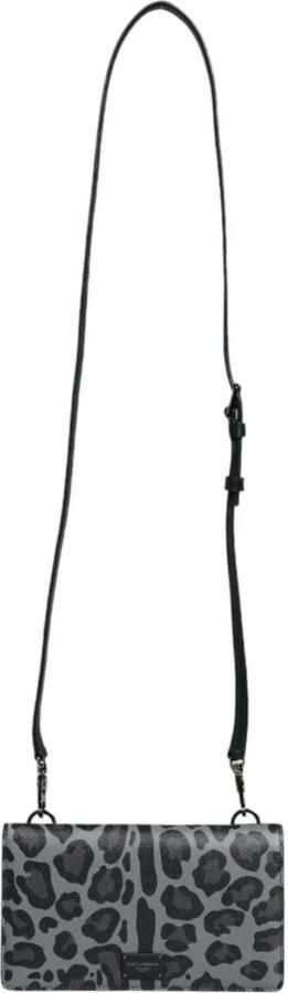 Dolce & Gabbana Luipaard Leren Crossbody Kaarthouder Tas Multicolor Dames - Foto 3
