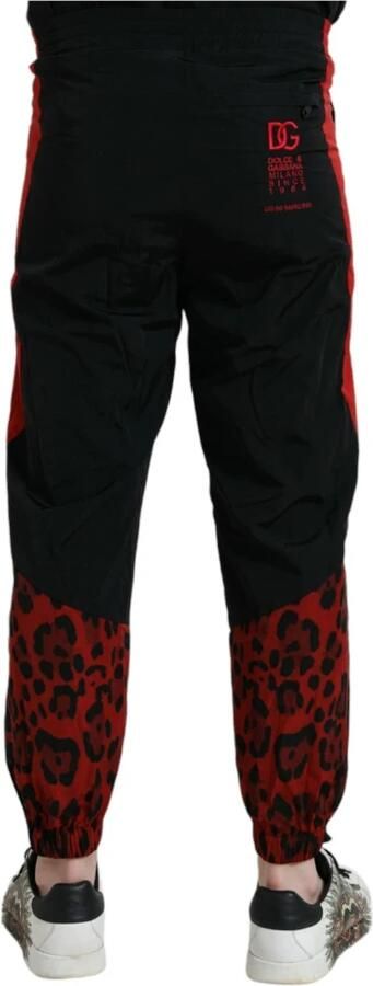 Dolce & Gabbana Nylon Elastische Broek met Gespband Black Heren - Foto 8