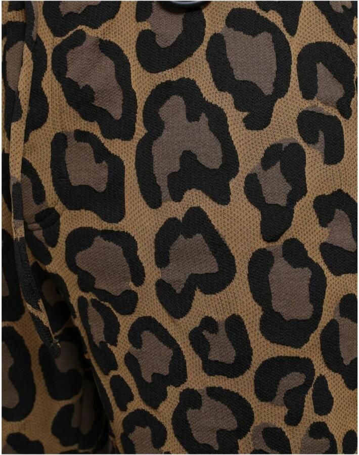 Dolce & Gabbana Luipaardprint Jogger Broek Brown Heren - Foto 2