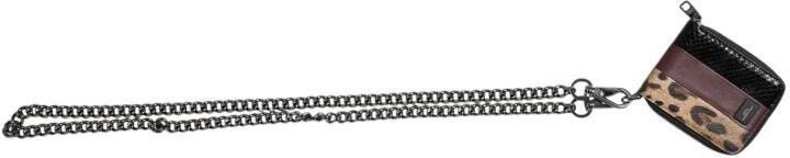 Dolce & Gabbana Luipaardprint Kaarthouder Portemonnee met Logo Multicolor Dames - Foto 4