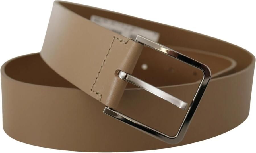 Dolce & Gabbana Zwarte kalfsleren riem met gegraveerd logo en metalen gesp Black Unisex - Foto 15