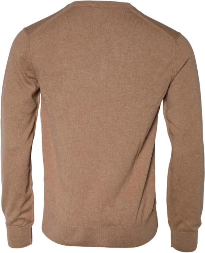 Dolce & Gabbana Luxe Cashmere V-hals Pullover Sweater Brown Heren - Foto 3