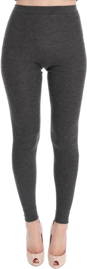 Dolce & Gabbana Luxe hoog getailleerde kasjmier panty's Gray Dames - Foto 8