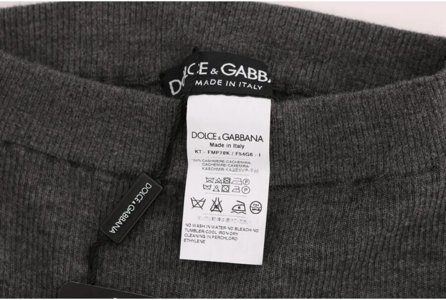 Dolce & Gabbana Luxe hoog getailleerde kasjmier panty's Gray Dames - Foto 2