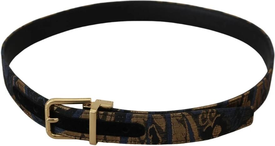 Dolce & Gabbana Luxe Jacquard Logo Gesp Riem Multicolor Dames - Foto 2