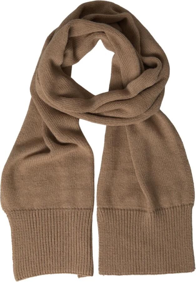 Dolce & Gabbana Bruine Gebreide Kamelen Wrap Shawl Foulard Sjaal Brown Dames - Foto 2