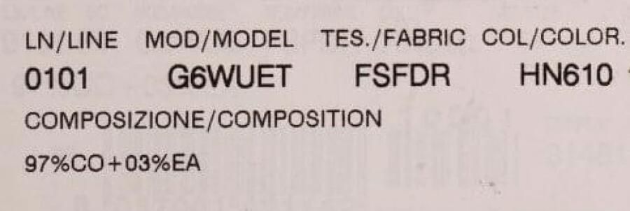 Dolce & Gabbana White Black Leaf Cotton Stretch Slim Pants Zwart Heren - Foto 6