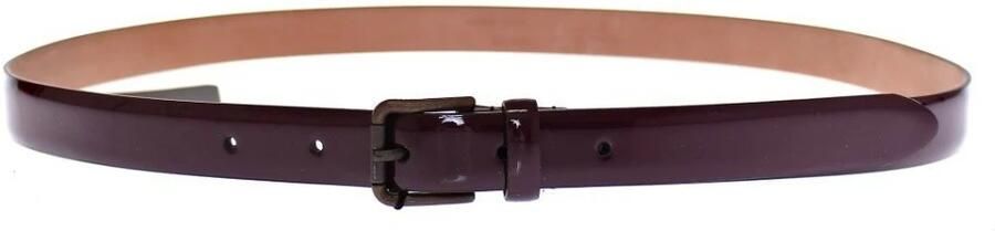 Dolce & Gabbana Luxe Leren Riem Authentiek Italiaans Ontwerp Purple Dames - Foto 5