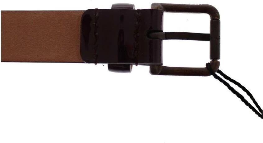 Dolce & Gabbana Luxe Leren Riem Authentiek Italiaans Ontwerp Purple Dames - Foto 3